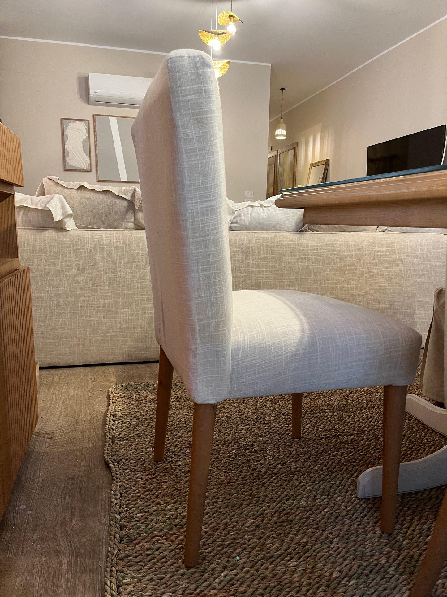 Tan Dining Chair