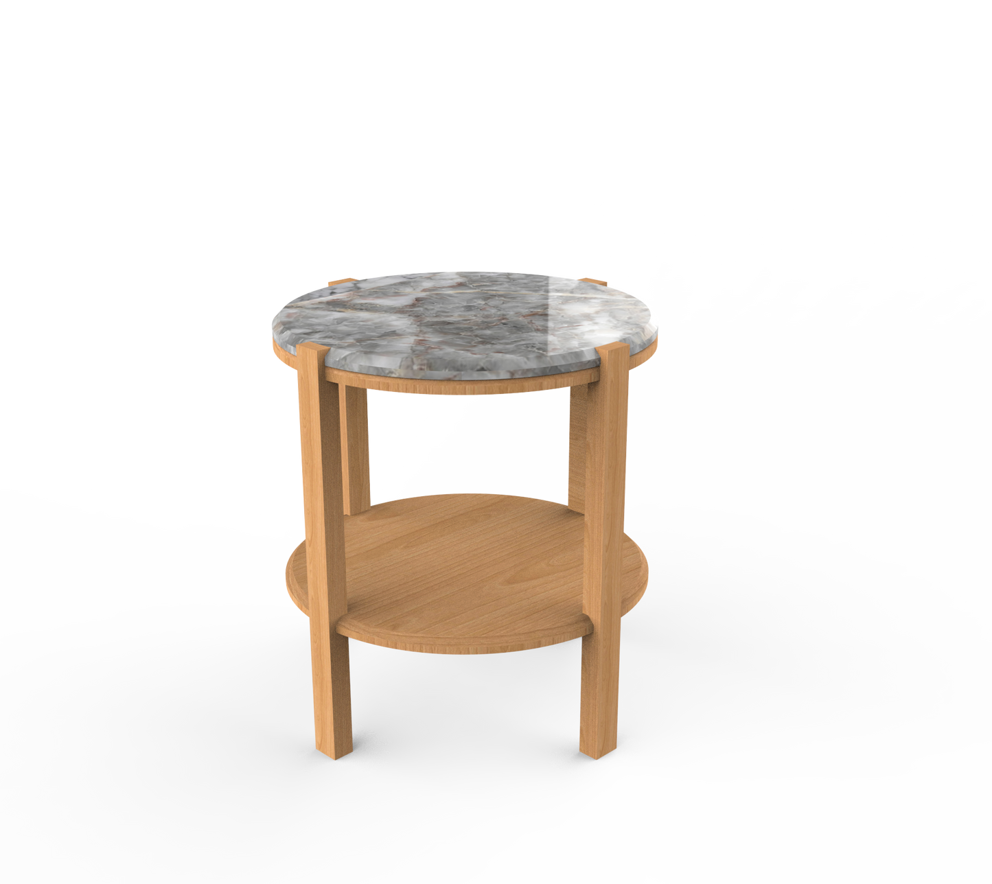 Milky Side Table