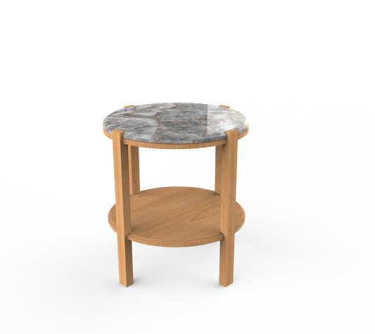 Milky Side Table