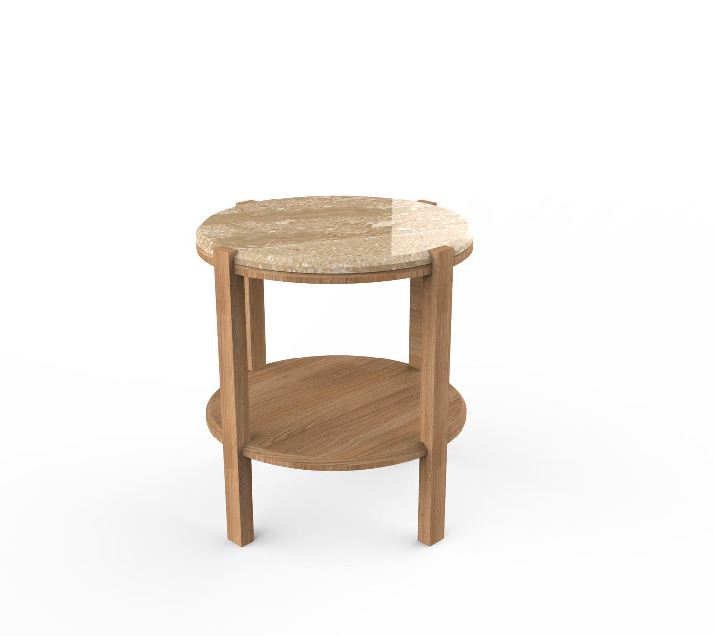 Milky Side Table