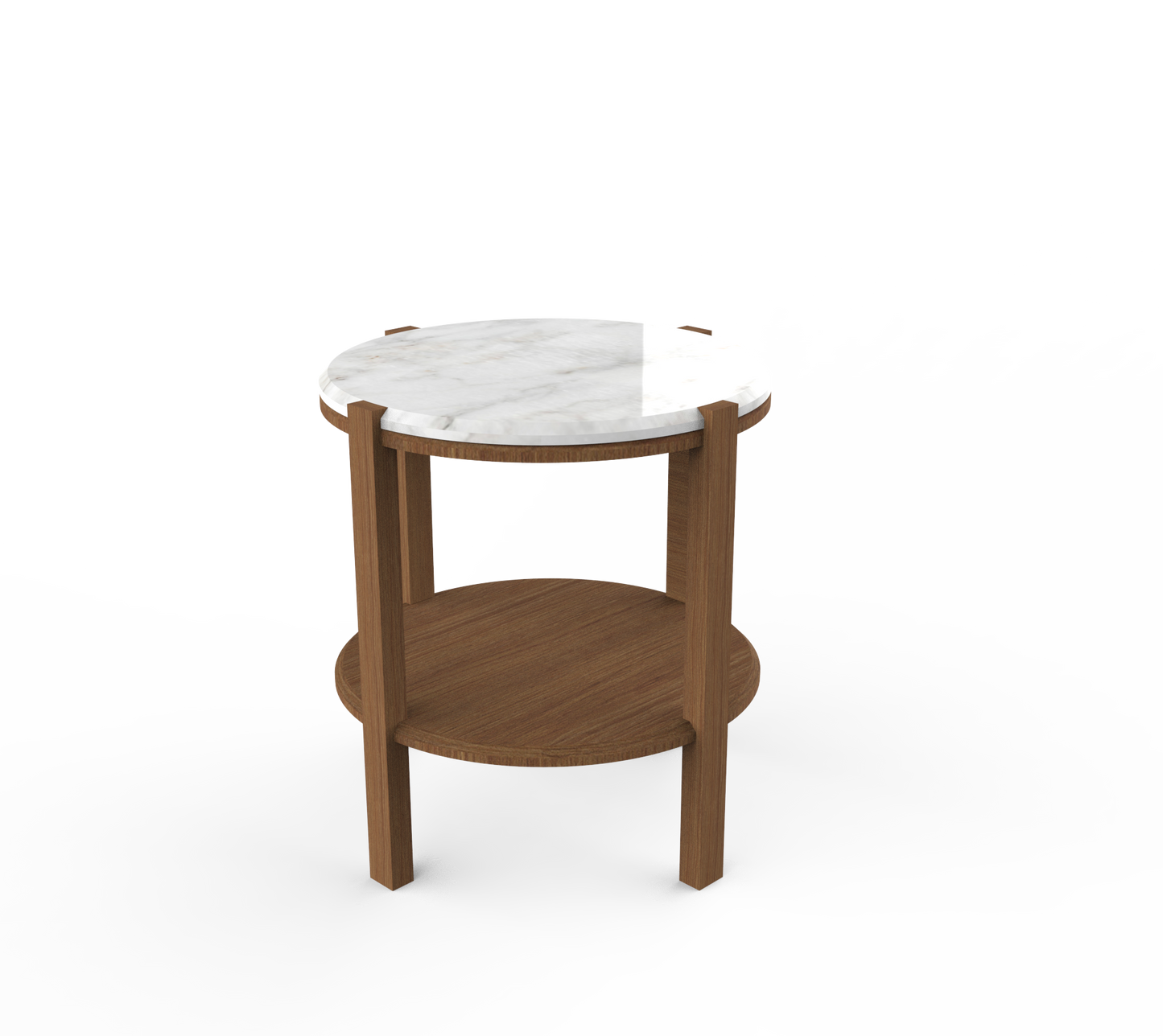 Milky Side Table